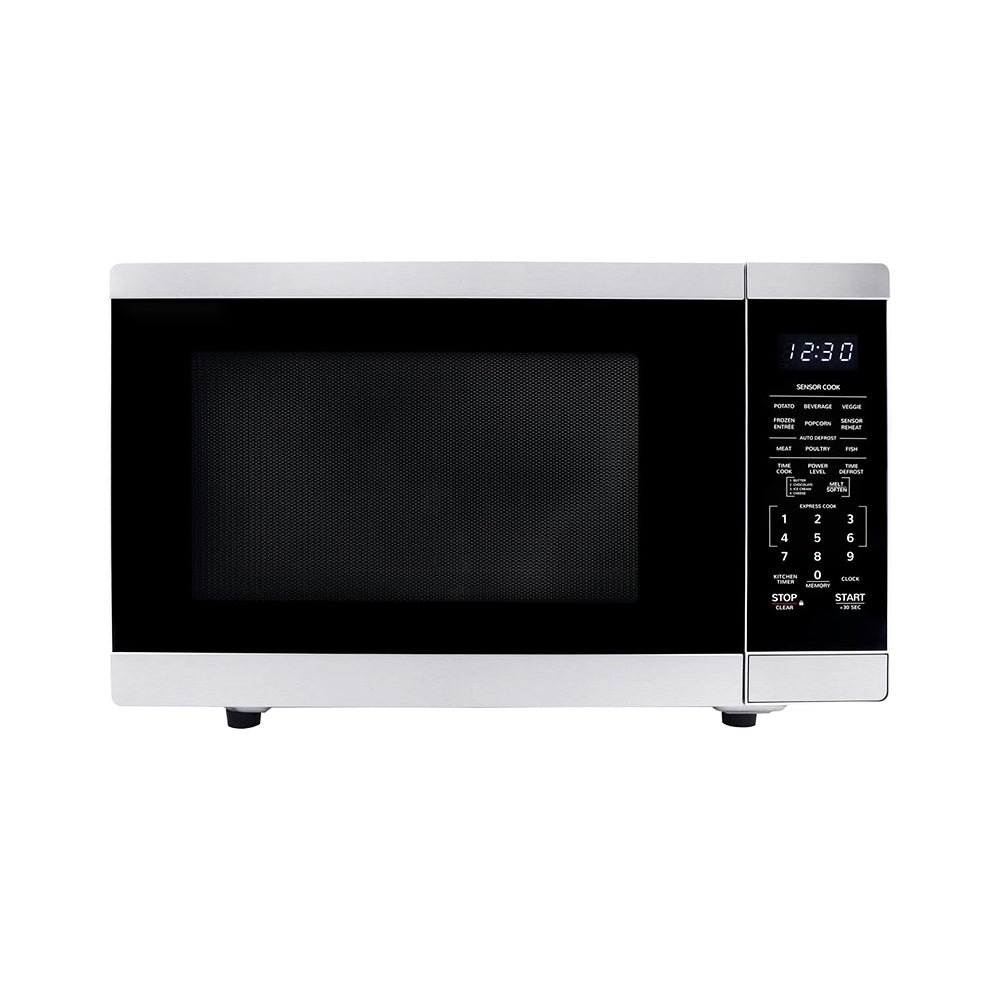1.4 Cu Ft 1100W Countertop Microwave Oven with Sensor Cook & LED Display