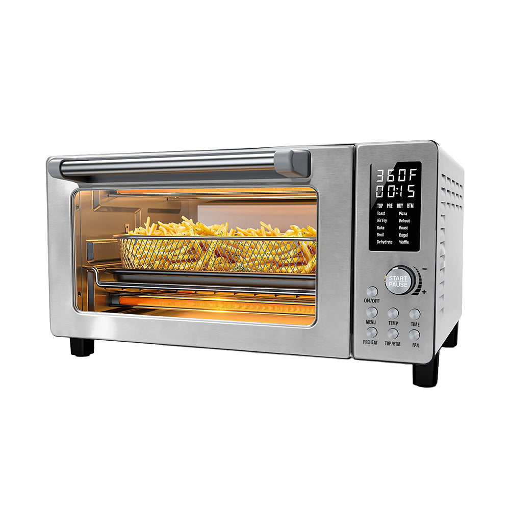 Bravo Pro 10-in-1 Convection Air Fryer Toaster Oven Combo 21Qt