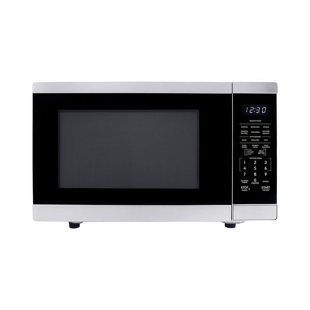 1.4 Cu Ft 1100W Countertop Microwave Oven with Sensor Cook & LED Display