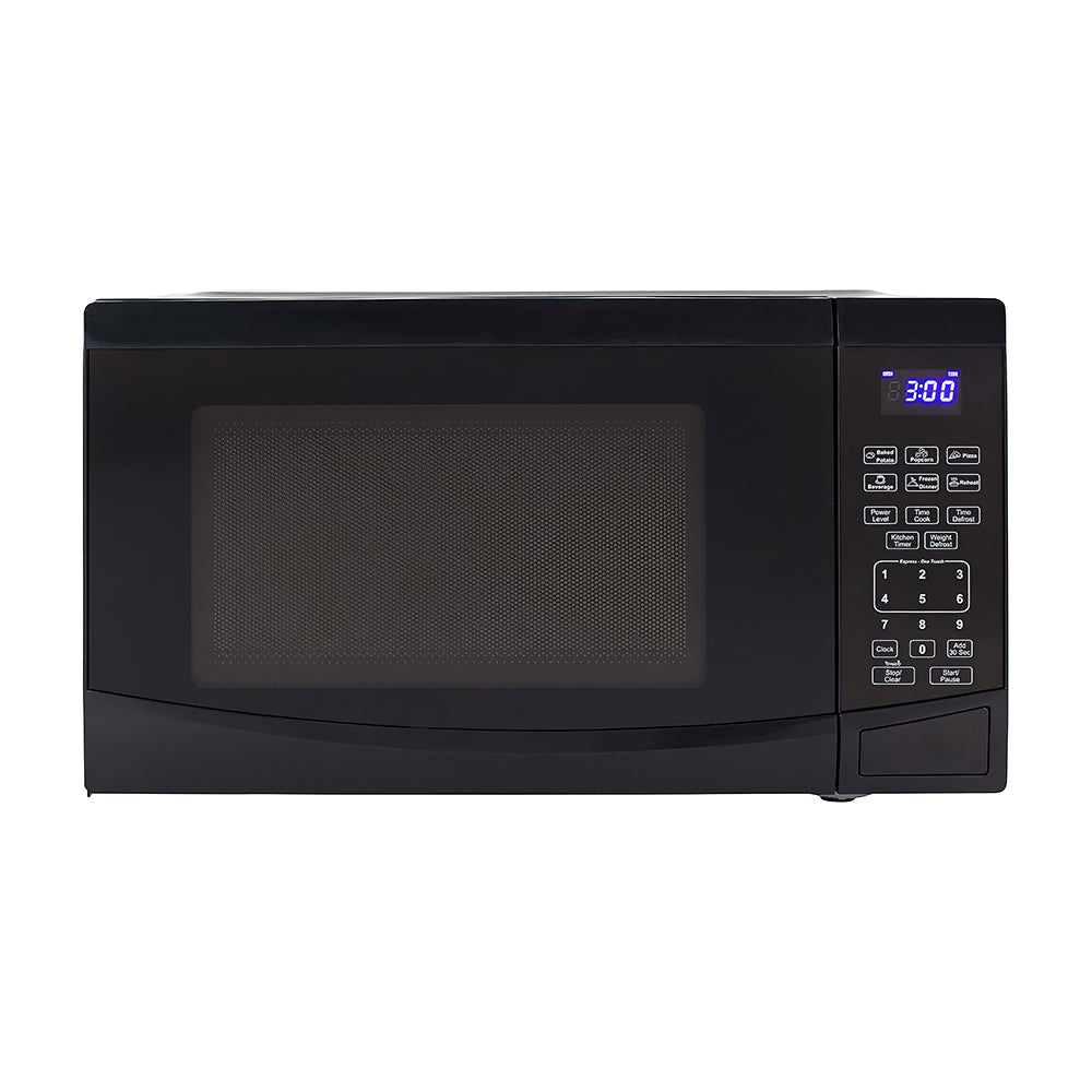 0.9 Cu Ft 900W Compact Microwave Oven with 10 Power Levels & Presets