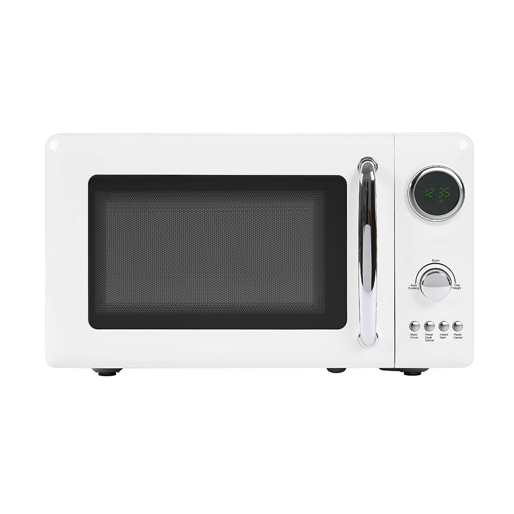 0.7 Cu Ft 700W Compact Countertop Microwave Oven with Digital Controls
