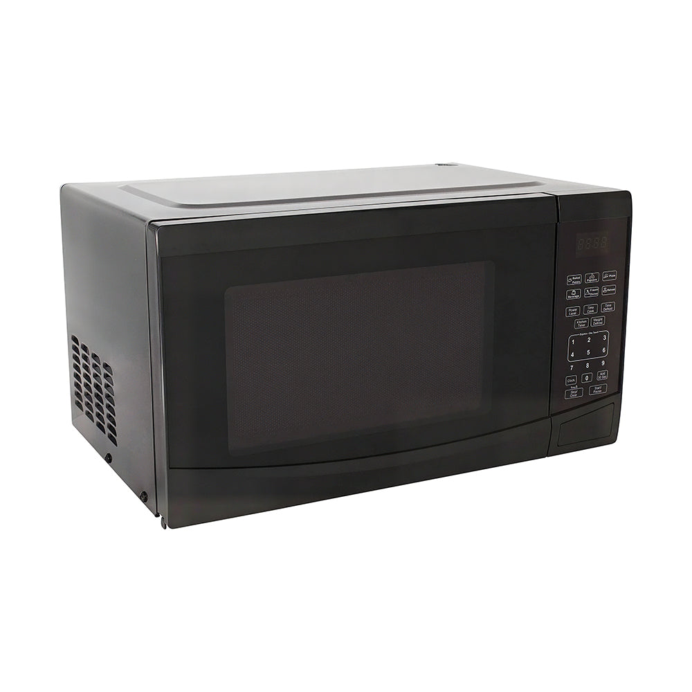 0.9 Cu Ft 900W Compact Microwave Oven with 10 Power Levels & Presets