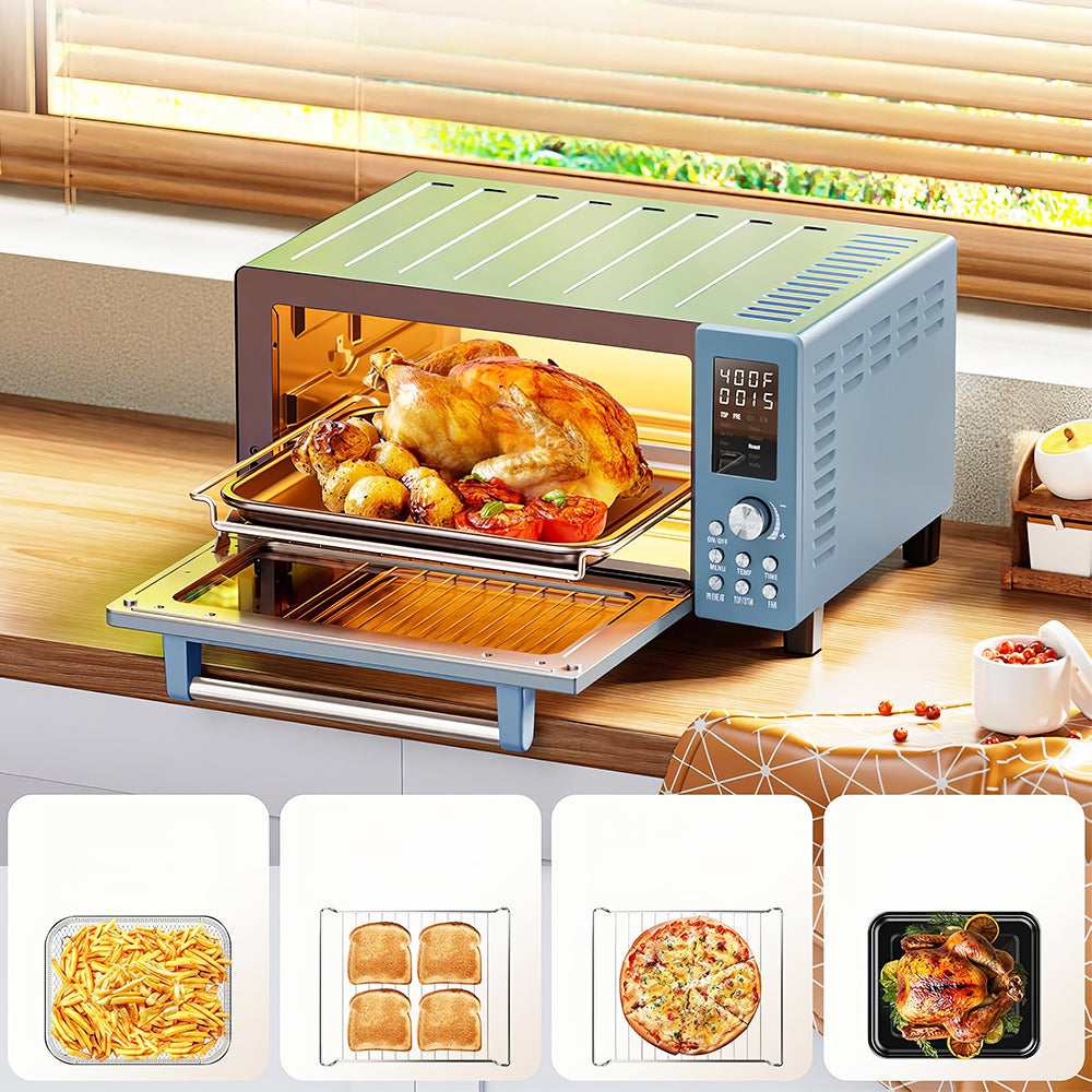 Bravo Pro 10-in-1 Convection Air Fryer Toaster Oven Combo 21Qt