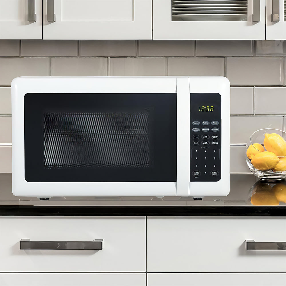 0.7 Cu Ft 700W Compact Countertop Microwave Oven with Touch Control