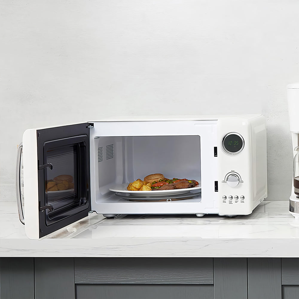0.7 Cu Ft 700W Compact Countertop Microwave Oven with Digital Controls